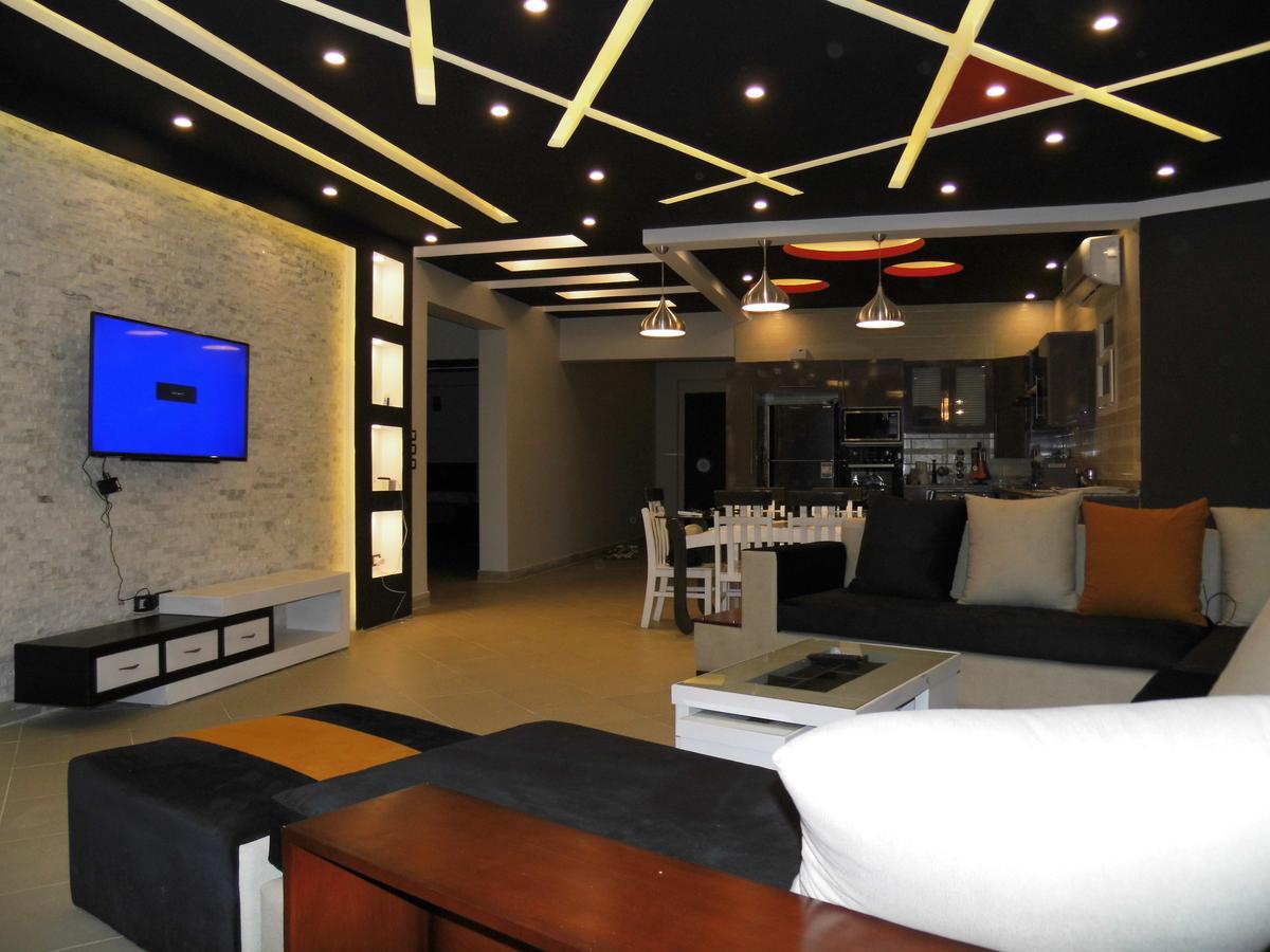 Three-Bedroom Apartment At Louly Beach Resort Ain Sukhna Exterior foto