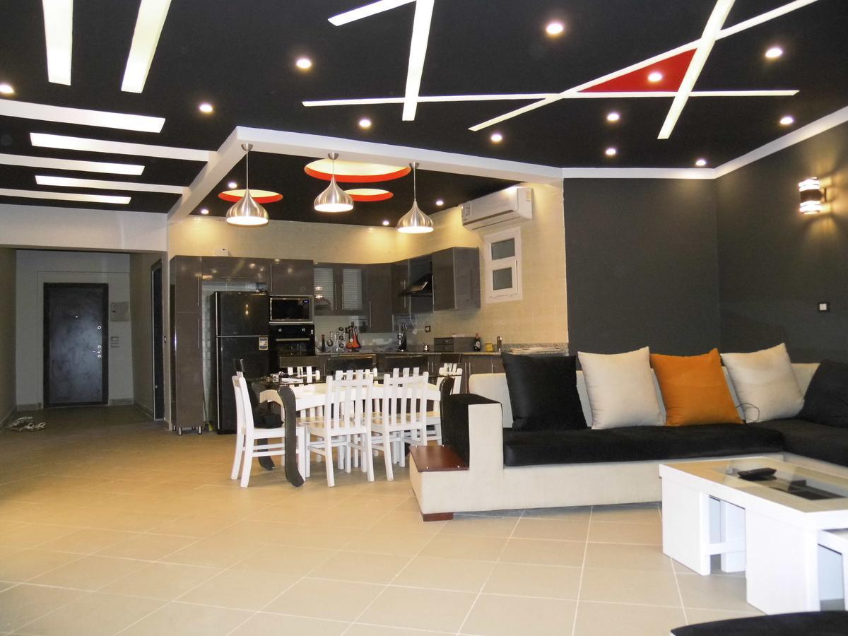 Three-Bedroom Apartment At Louly Beach Resort Ain Sukhna Exterior foto